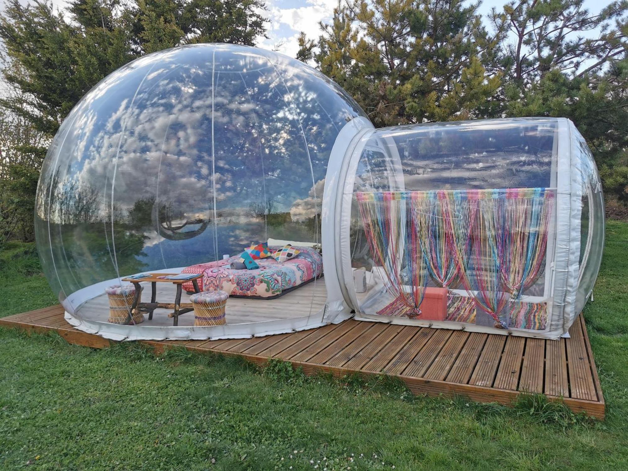 Nuit insolite en bulle Champmotteux Kamer foto